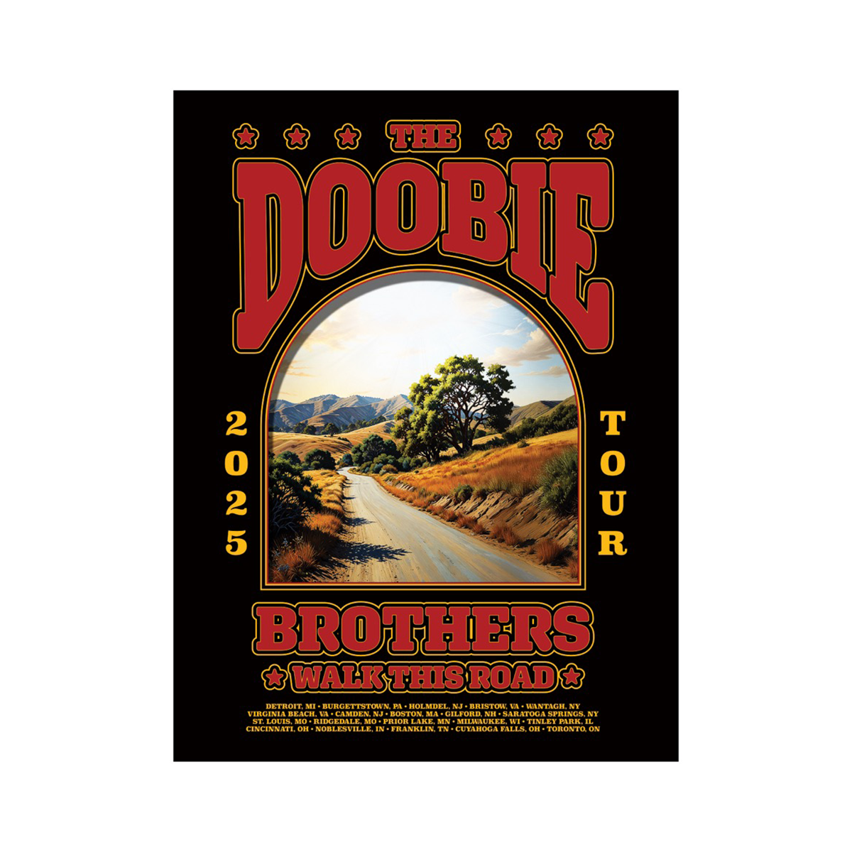 Walk This Road 2025 Tour Poster