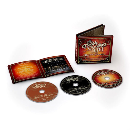 The Doobie Brothers Live from the Beacon Theatre CD and DVD-two cd discs and one dvd disc
