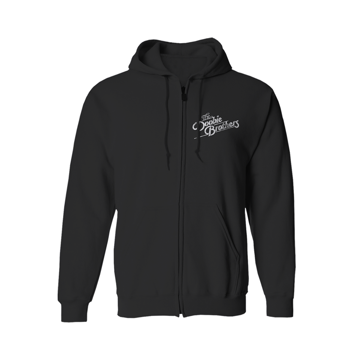 The Doobie Brothers On Tour Train Zip Up Hoodie Front